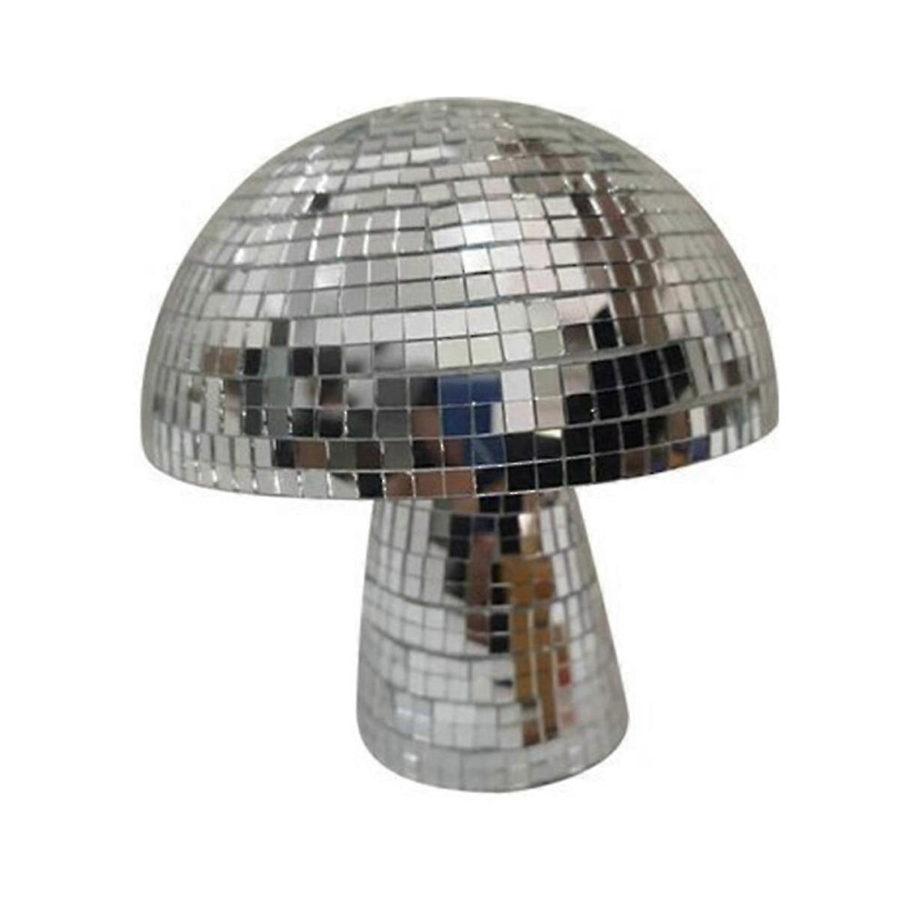 Kikidex (As Show, One Size) 4In Mushroom Shape Disco Mirror Ball Bedroom Decoration Aesthetic Retro Reflective Sparkle Mushroom
