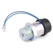 (As show, One size) 12V Stop Solenoid Valve compatible with Mitsubishi S3L S3L2-E2 S4L S4L2