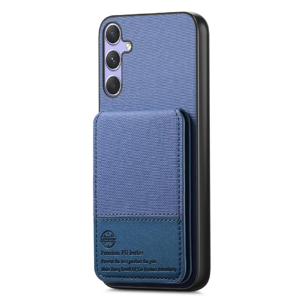 Gangxun (Blue) Case For Samsung Galaxy A16 Shockproof Rfid Blocking Wallet Leather Case Blue