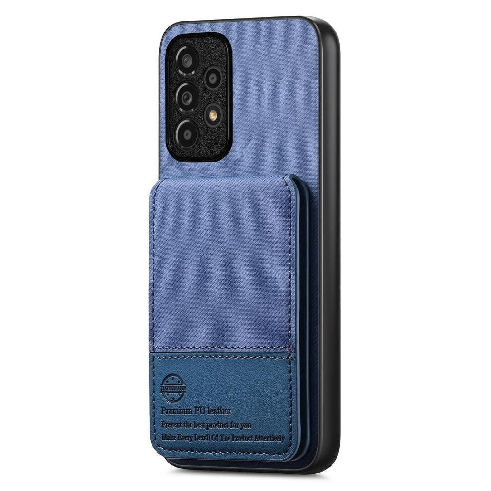(Blue) Case For Samsung Galaxy A33 5G Shockproof Rfid Blocking Wallet Leather Case Blue 764563535422