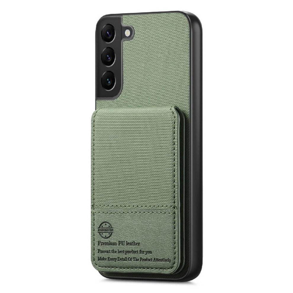 (Green) Case For Samsung Galaxy S22 Wallet Leather Case Shockproof Rfid Blocking Green 764563535668