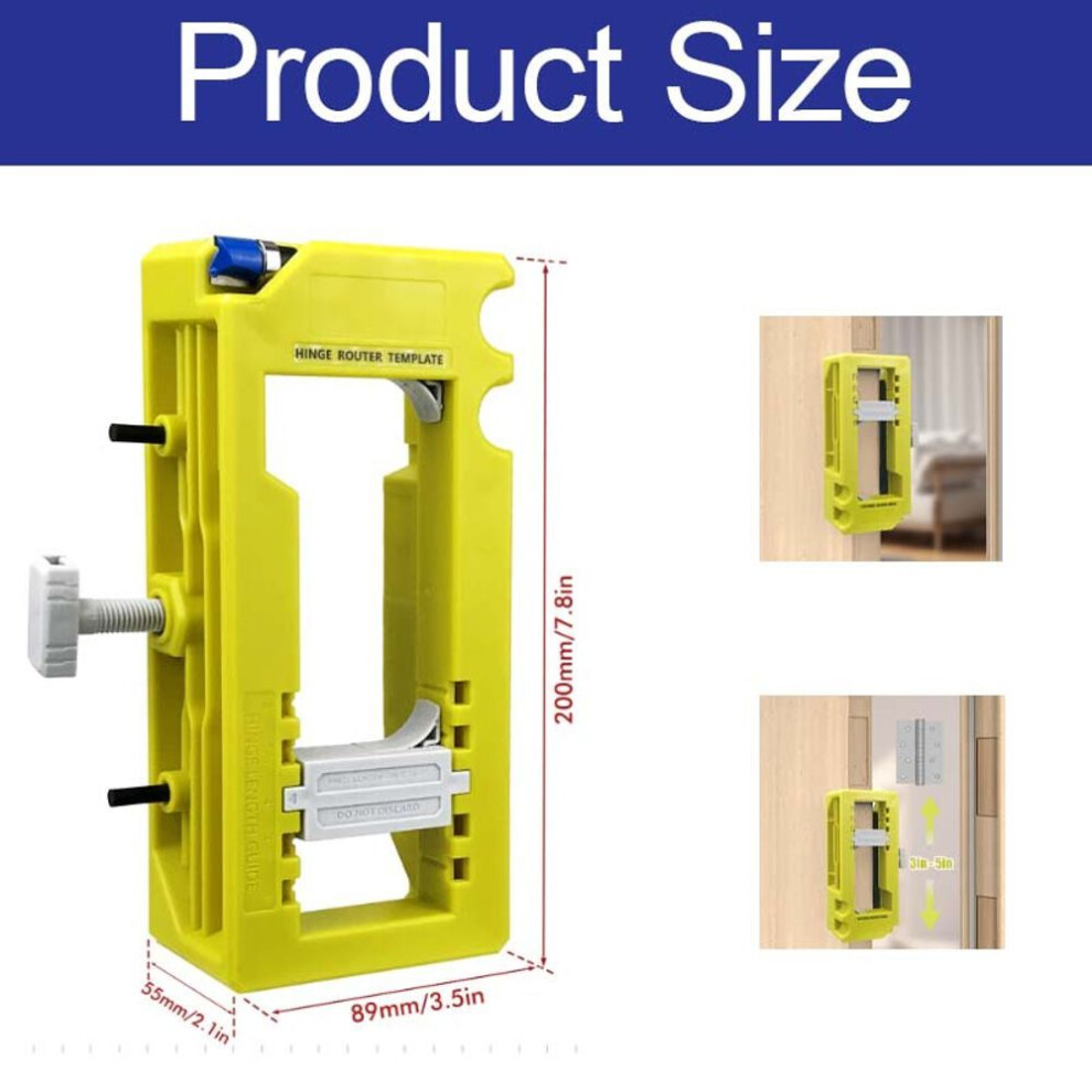 Door Hinge Installation Kit,sturdy Door Hinge Router Template Cabinet,door Hinge Mounting Jig,door Hinge Mortiser For Hinge Installation