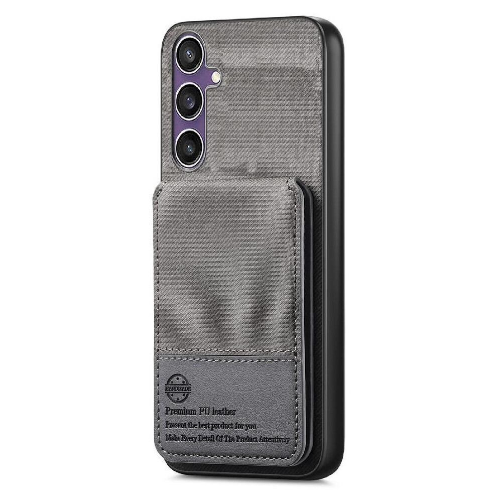 ( ) Case For Samsung Galaxy S23 Fe Wallet Leather Case Rfid Blocking Shockproof Gray 764563535606
