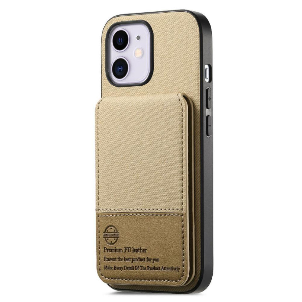 (Yellow) Compatible With Iphone 15 Case Rfid Blocking Wallet Shockproof Leather Case Yellow 764563536443