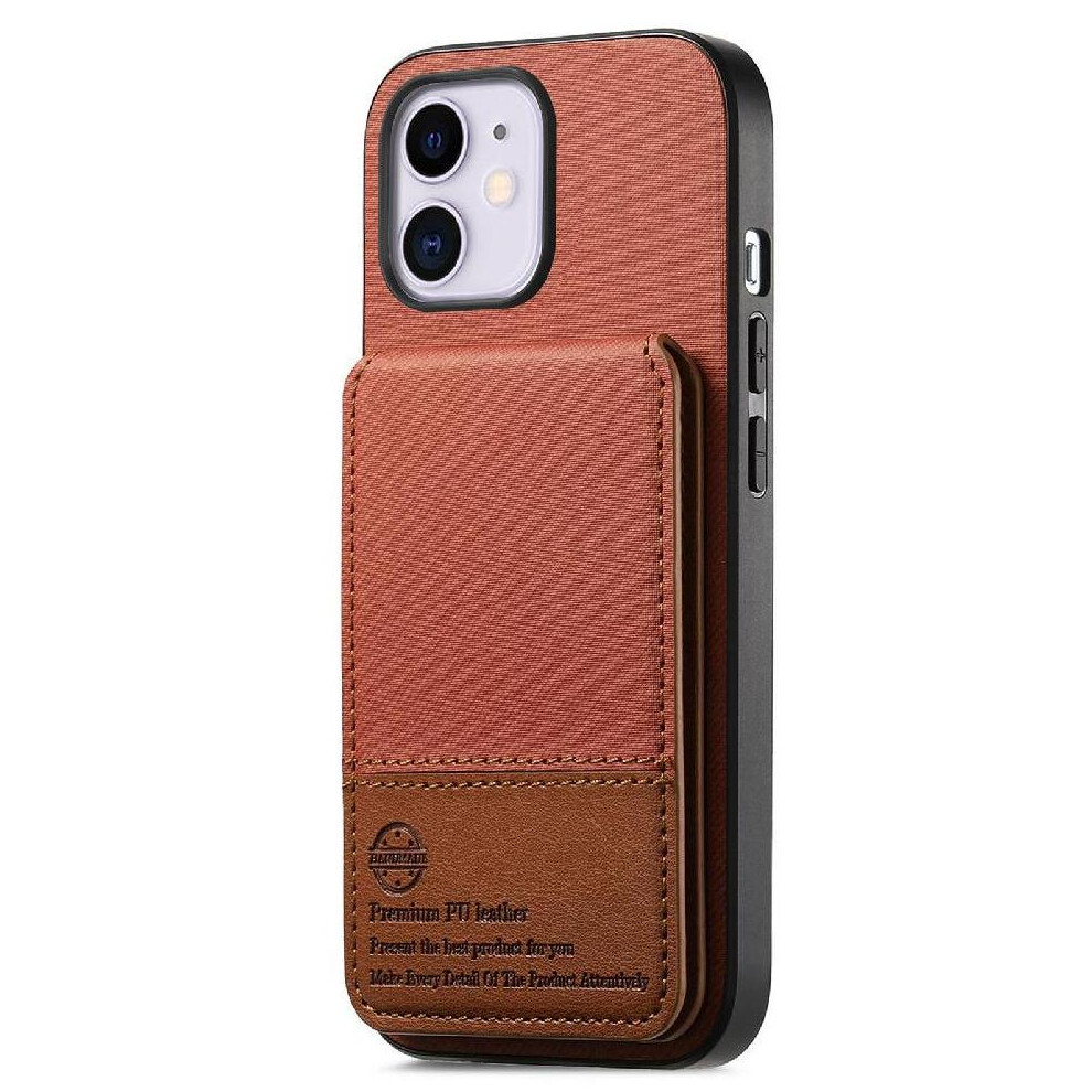 (Brown) Compatible With Iphone 13 Case Rfid Blocking Leather Case Shockproof Wallet Brown 764563536757