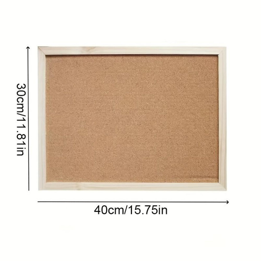 (30x40) 1pc Diy Decorative Board Tack Board Photo Display Board Home Office Wall Decor Excluding  Accessories