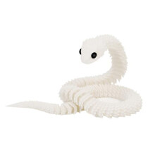 (60cm) 3D Printed Snake Figurine Movable Joints Snake Figure Glow-in-the-dark Articulated Animal Model Toy Home Office Desktop Decoration Ornament