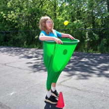 (Green) Granny Pants Yard Game for Kids and Adults, Toss Game, Yellow/Green/Red/Blue