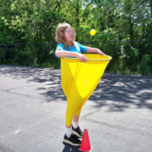 (Yellow) Granny Pants Yard Game for Kids and Adults, Toss Game, Yellow/Green/Red/Blue