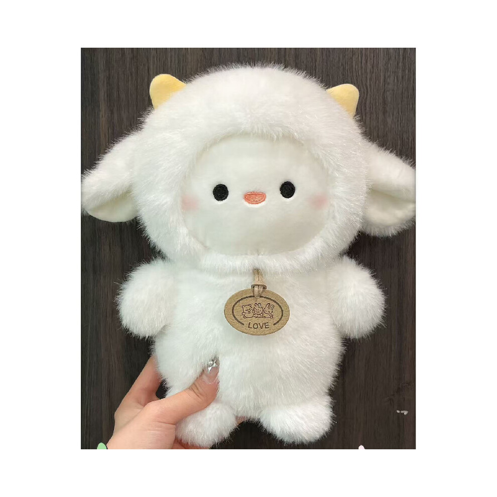 (Sheep)Poupée manchot mouton étiquette amour enfants dessin animé animal peluche festival cadeau