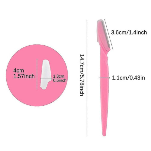 Eyebrow Razor, 60 Pcs Eyebrow Razors Multipurpose Exfoliating 1