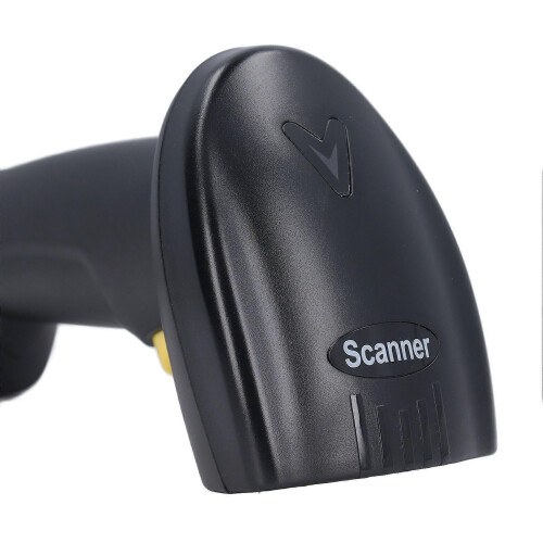 (As show, One size) USB Wired Barcode Scanner 1D Barcode Scanning Gun Handheld Barcode Reader for Store Supermarket Warehouse 1