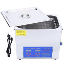 (As show, One size) Digital Stainless Ultrasonic Cleaner Ultra Sonic Bath Cleaning Tank Timer Heate