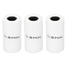 (As show, One size) 3 Rolls Self Adhesive Thermal Paper Clear Printing Easy Peeling White Thermal Receipt Paper for Home Small Business 50x20mm/1.97x0.79in (390 Sheets)