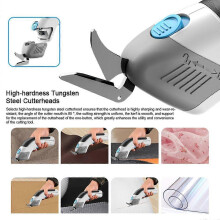(As show, One size) Electric Cloth Cutter High Speed Motor Portable Fabric Cutting Machine Handheld Paperboard Sponge Leather Rugs Carpet Trimmer