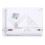 (As show, One size) White A3 Drawing Board Drafting Table with 2 Parallel Rulers and 2 Corner Clips 1