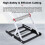 (As show, One size) 55-135mm Height Adjustable Cutting Machine Material Rack Multi-functional Tripod Auxiliary Support Bracket Foldable Bracket 5