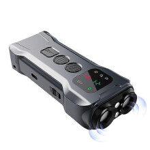 (As show, One size) P9 Dog Bark Deterrent Devices Smart Ultra-Sonic Anti-Barking Device with LED Lights Rechargeable Barking Stopper Trainer Indoors Outdoors