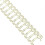 (As show, One size) 100pcs 9/16inch Wire Binding Spines 120 Sheet Capacity Spiral Double Loop Binding Twin Loop Wires Comb Binding Spines Light Gold 4