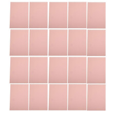 (As show, One size) 20pcs Sheet Protectors A4 20 Holes Colored Detachable Frosted Paper Covers Thin Rollable Waterproof Binding Covers Pink