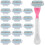 Women's Razor Blades Refills - 16 Pink Handle Comfortable Smooth Shave 1