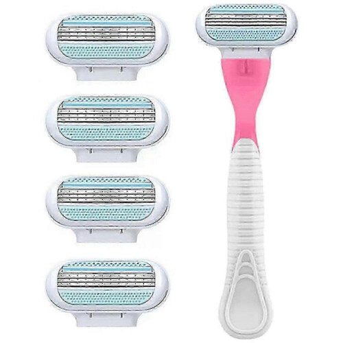 Women's Razor Blades Refills - Pink Handle, 4 Pack for Smooth Shaving