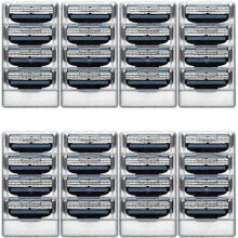 32PCS Blades Refills Manual Mach 3 Blades Refills for Mach 3 Mens Blade Refills