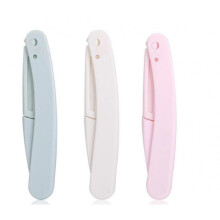 Eyebrow Razor，Foldable Eyebrow Trimming Knives, face Shaver, Unisex Multi-dermaplaning Blades for facePurpose Razor(15pcs, white+pink+blue)
