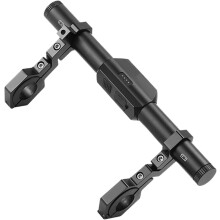 (black) Handlebar Extension, Bike Handlebar Extenders, Waterproof Adjustable Phone Holder Clamp for Exercise, Cycling, and Outdoor Activities