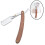 Straight Razor with Real Wood Handle with Blade Holder 1