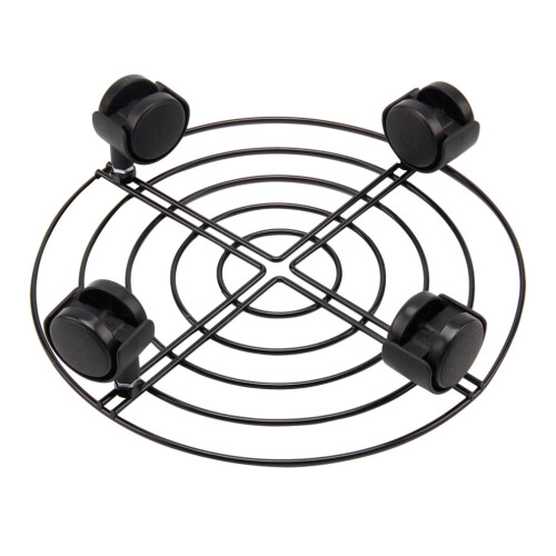3 Stcs Pflanzentopf Roundräder Mover Trolley Caddy Gartenplatte Ständer 1