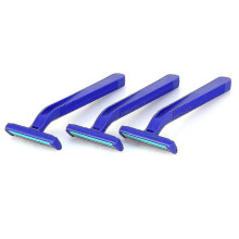 3 Pcs / Set Men Razor, Sensitive Skin Disposable Razor Face Hair Trimmer Portable Practica