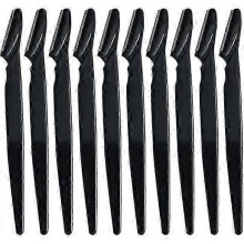 10x Eyebrow Razors - Black fz