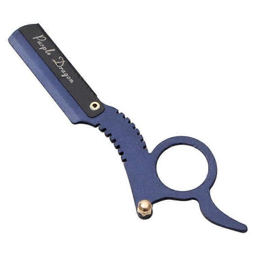 (Blue) Stainless Steel Vintage Razor Thumb Razor 1