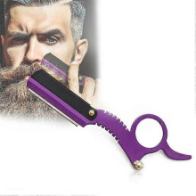 (Purple) Stainless Steel Vintage Razor Thumb Razor