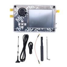 (As show, One size) SDR Transceiver 1MHz To 6GHz Half Duplex SSB AM Reception SDR Radio Receiver with Spectrum Analyzer