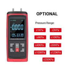 (As show, One size) GT5101 Digital Manometer, Dual-Port Manometer Gas Pressure Tester, Handheld Professional Air Pressure Meter, 13 Selectable Units Differential Pressure