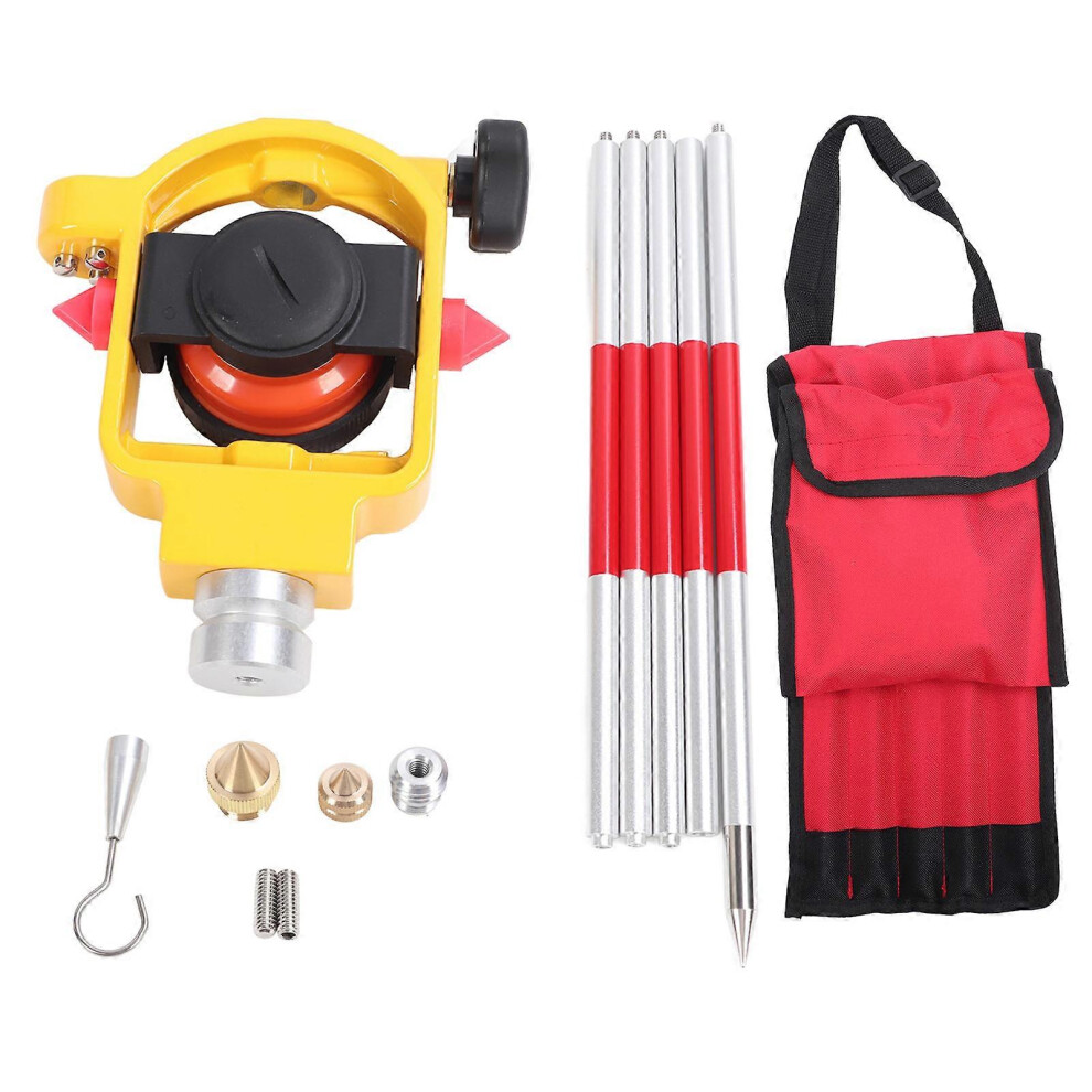 (As show, One size) Mini Prism for TOPCON Total Station Surveying Engineering Measurement Tool K9 Glass Aluminum Alloy-image-OPC-PHFWPQS-NEW