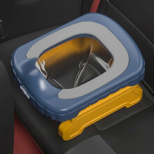 (As show, One size) Portable Potty Training Seat Baby Folding Toilet Car Travel Emergency Toilet for Kids Toddler