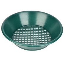 (As show, One size) Gold Pan Panning Classifier Mesh Screen Mining Sifter Metal Detecting Tool
