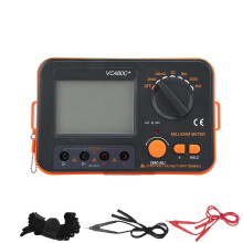 (As show, One size) VC480C 0.01m2k 6Gear Digital Milliohmmeter 4Wire Measurement DC Low Resistance Tester