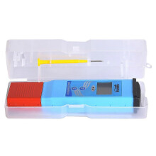 (As show, One size) Digital PH Meter Waterproof PH/Temperature Tester Water Quality Test with Dual Level LCD Display