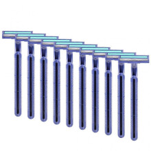 10 Pieces for Razor Women's Disposable Twin Blade for Razor Imported Stainless Steel for Razor Blade Plastic Handle Disp