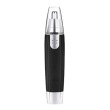 Nose hair trimmer: unisex, stainless steel head, quiet and efficient, battery-operated, easy to operate.