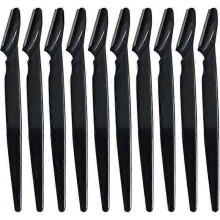 10x Eyebrow Razors - Black