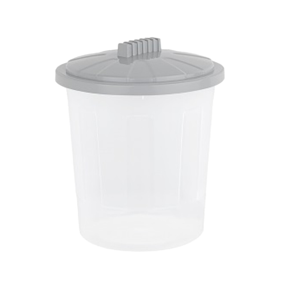 New Wham Fun Bin Clear & Cool 21L Grey Large