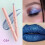 8 Colours Pearlescent Liquid EyeshadowSoft BrushDiamond HighlightLiquid EyeshadowSwirl Lip Gloss 03# 2