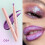 8 Colours Pearlescent Liquid EyeshadowSoft BrushDiamond HighlightLiquid EyeshadowSwirl Lip Gloss 05# 2