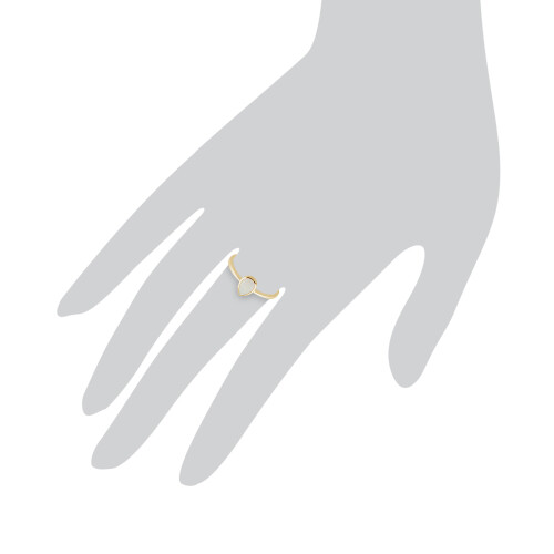 (N) Classic Pear Shaped Opal Ring in 9ct Yellow Gold 2