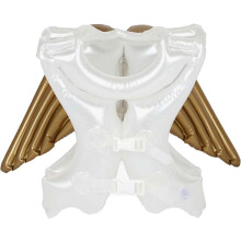 Child Swim Pool Vest - Floating Inflatable Swimming Rings Kids Toys with Angel Wings - Swimming Circle Pool Accessories for Boys, Girls